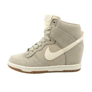 Nike Dunk Sky Hi Hidden Wedge Leather Sneakers